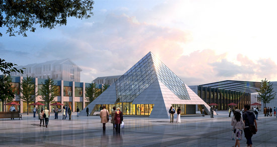 来宾金字塔网架